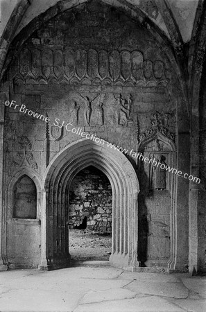 KILCOOLEY ABBEY CARVINGS OF S.TRANSEPT GENERAL VIEW (ORD)